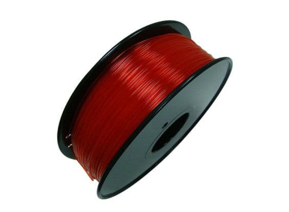 PLA Clear Red 1.75 mm filament